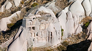 Amazing valley in Cappadocia, unusual relief