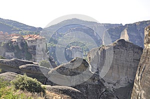 Varlaam Monastery from Meteora of Kalambaka in Greece