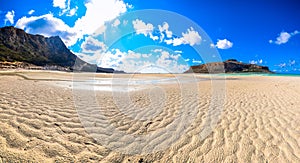 Amazing view of Balos Lagoon with magical turquoise waters, lagoons, tropical beaches of pure white sand and Gramvousa island.