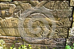 Amazing view in banteay chhmar temple located in banteay meanchey province cambodia