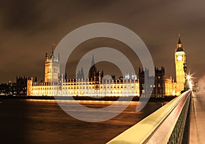 Amazing view of Big Ben at night