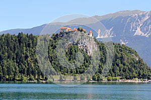 Amazing View On Bled Lake, Slovenia, Europe