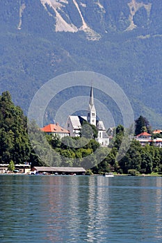 Amazing View On Bled Lake, Slovenia, Europe