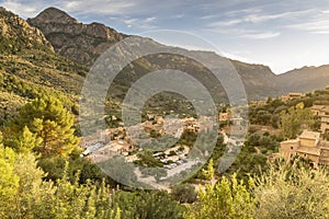 amazing view of Casc antic Fornalutx, Mallorca, Spain