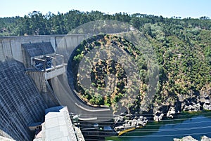Amazing view of the Castello do Bode Dam - Portugal