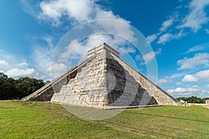 Amazing view of Chichen Itza Mayan Ruins Yucatan Mexico