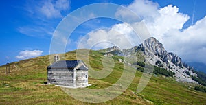 Amazing view of Church in the mountains