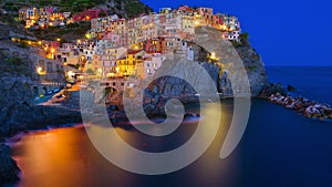 Amazing view of cinque terre Manarola