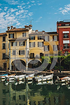 Amazing view of Desenzano del Garda and lake Garda