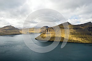 Amazing view in Faroe Islands Denmark, Europe.