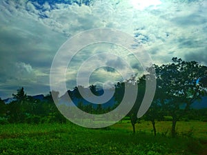 Amazing view of Gomma mountain range