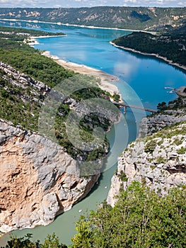 Amazing View Of The Gorges Du Verdon Canyon, -Alpes de Haute Provence,France