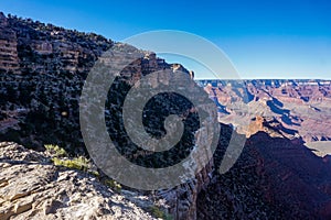 Amazing view of the Grand Canyon in Nevada, USA, near Las vegas City