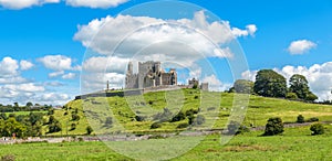 Irish landmark Rock of Cashel Hore Abbey Ireland summer day