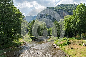 Amazing view of Jerma River Gorge in Vlaska Mountain, Serbia