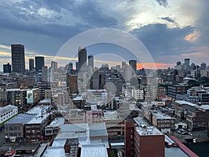 Johannesburg Panoramic View from Ponte Tower South Africa photo