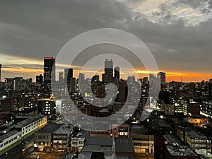 Johannesburg Panoramic View from Ponte Tower South Africa photo