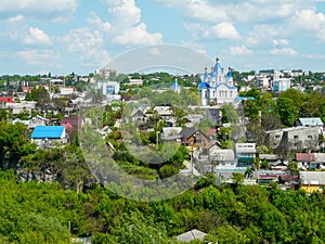 Amazing view of Kamianets-Podilskyi city