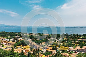 Amazing view of Lake Garda from Padenge sul Garda, Italy