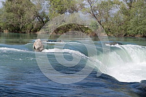 Amazing view of Manavgat waterfall in Antalya