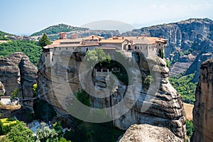 Amazing view of Monastery in Meteora Kalambaka Greece