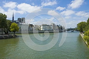 Amazing view of Paris on a fine day