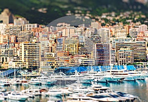 Amazing view of Principality of Monaco photo
