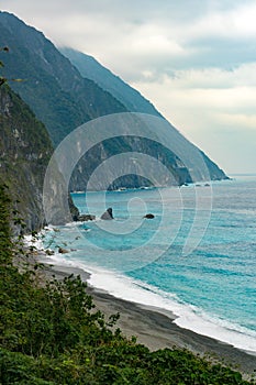 An amazing view of Qingshui Cliff