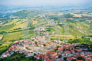 Amazing view of Republic of San Marino