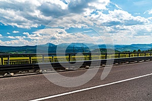 Amazing view from road between Oravska Lesna and Nova Bystrica villages in Slovakia