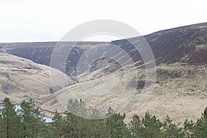 Amazing View Of Saddleworth Moor Pennines In Manchester