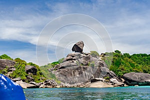 Amazing view of Similan Island No.8 in Similan National Park