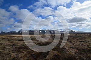 Amazing View of Snaefellsjokull Glacier in the Distance