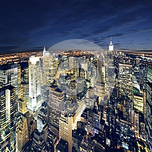 Amazing view to new york manhattan - newyork city photo