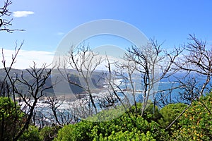 Amazing view to the sea, Featherbed Nature Reserve, Knysna, South Africa