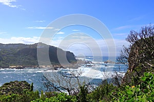 Amazing view to the sea, Featherbed Nature Reserve, Knysna, South Africa