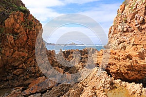 Amazing view to the sea, Featherbed Nature Reserve, Knysna, South Africa