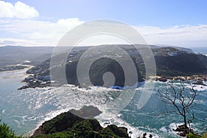 Amazing view to the sea, Featherbed Nature Reserve, Knysna, South Africa