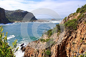 Amazing view to the sea, Featherbed Nature Reserve, Knysna, South Africa