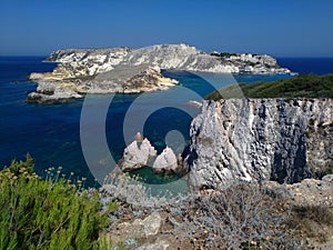 Amazing view of Tremiti island in the Gargano national park photo