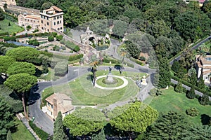 Amazing view of Vatican Gardens
