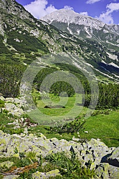 Amazing view of Vihren Peak, Pirin Mountain