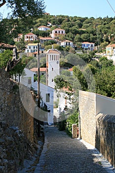 Amazing View of Village of Frikes, Ithaca, Greece