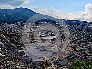 Amazing view volcano creater photo