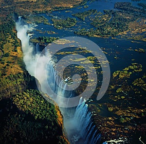 Amazing view of Waterfall Victoria