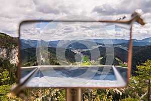 Amazing viewpoint on Hausstein mountain in Austria