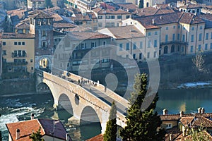 Amazing viewpoint of Verona city and River Adige, Italy