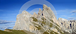 Amazing views in the Dolomites mountains.