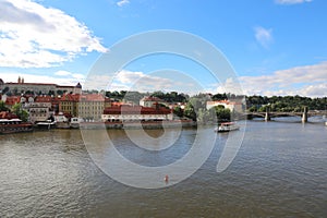 Amazing views of the Vltava River and its vicinities.