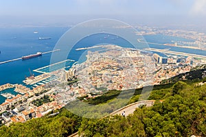 Amazing Vista from the top of the Rock of Gibraltar